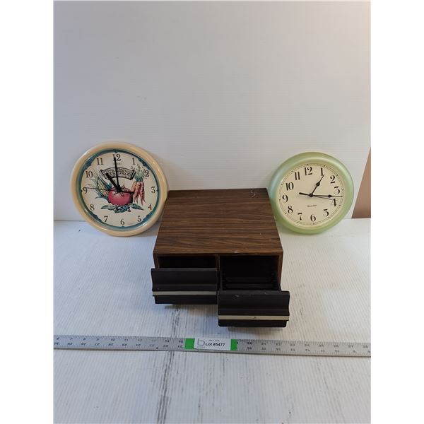 Assorted  - Cassette Tape Holder, Clocks