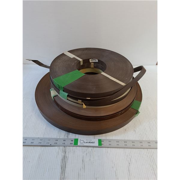(5) Rolls - Wood Veneer Tape