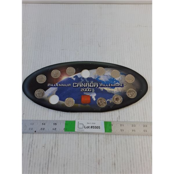 Coins - Canadian Quarters - Millennium