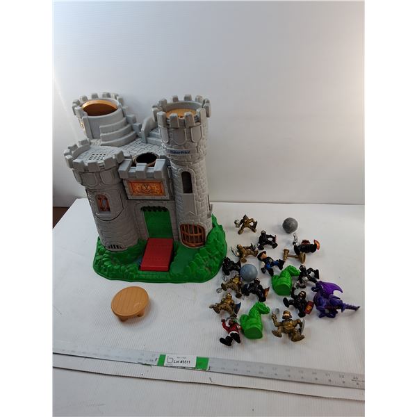 Fisher Price Toy Castle 17" & Figurines - PICK UP