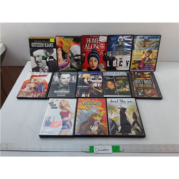 (13) DVDs/Sets- Pokemon, Crocodile Dundee, Mars Attacks, Misc.