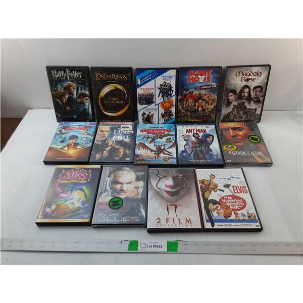(14) DVDs/Sets- IT, Police Academy, Lord of the Rings, Misc.