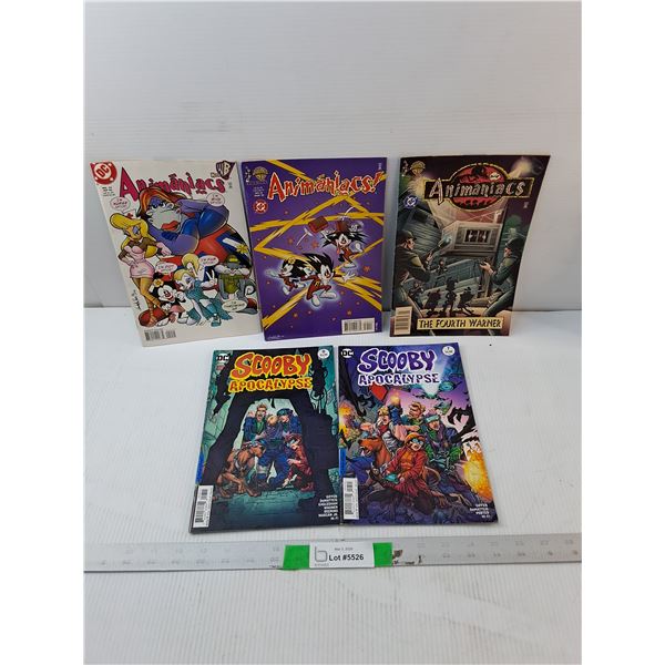 (5) Comics- Animaniacs & Scooby Apocalypse