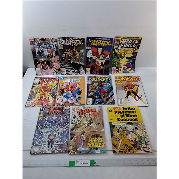 (11) Comics- Wolfpack, Xmen, Cheyenne Kid, Misc.
