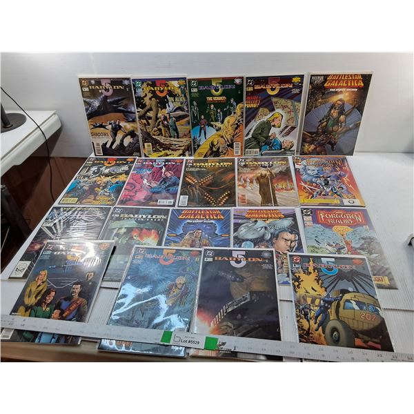 (19) Comics- Babylon 5, Battlestar Gallactica, Forgotten Realms, Krull