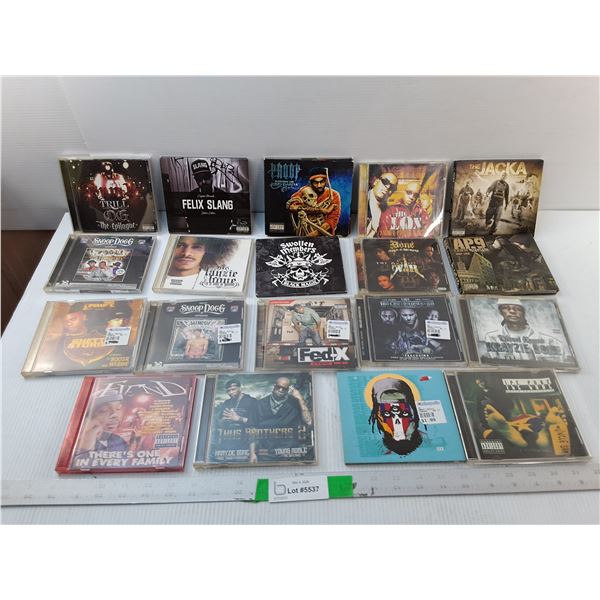 (19) Rap/Hip Hop CDs- Proof, Swollen Members, Ice Cube, Misc.