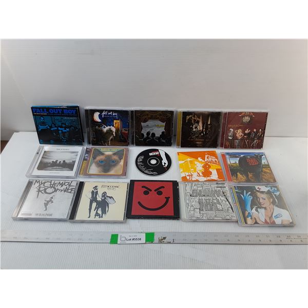 (15) Punk/Rock CDs- Fall Out Boy, Panic at the Disco, Blink 182, Misc.