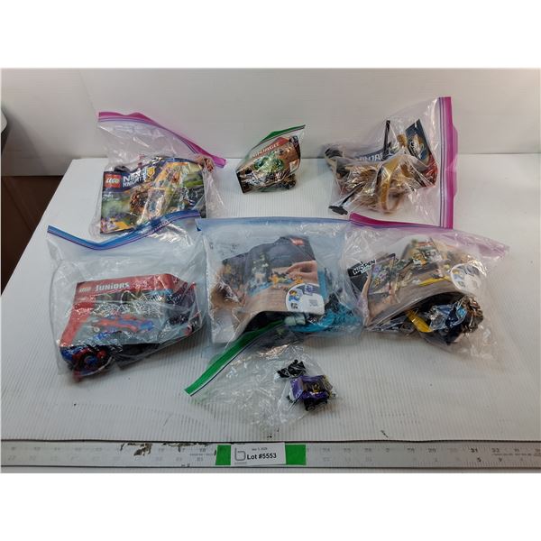 Lego Kits- As Is: Ninjago, Spiderman, Hidden Side, Misc.