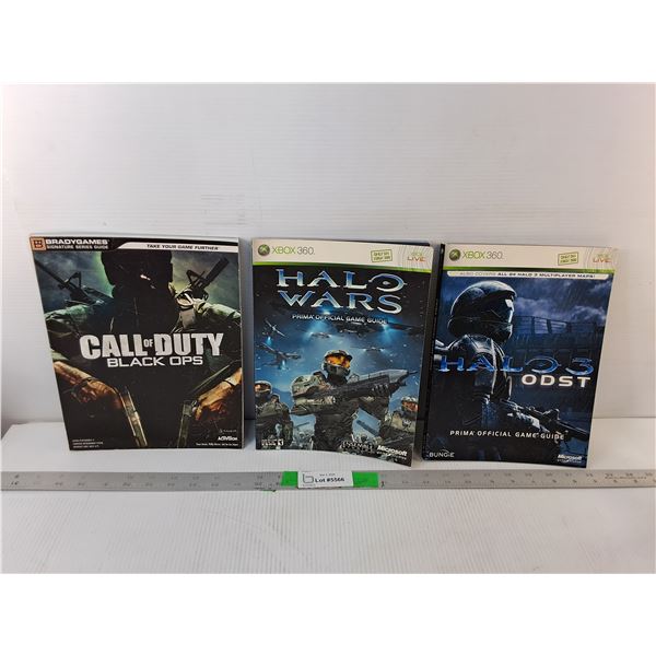 (3) Gaming Guides- Call of Duty & Halo