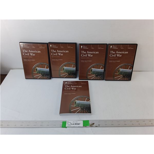 (4) American Civil War Lecture CDs & Guidebook
