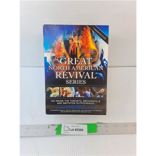 (7) Great North American Revival Series DVDs