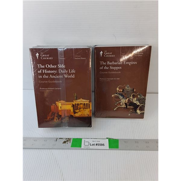Daily Life in the Ancient World & Barbarian Empires of the Steppes Lecture CDS & Guidebooks- Sealed