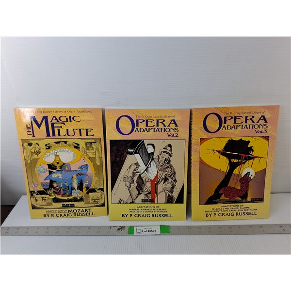 (3) Opera Adaptations Comic Books