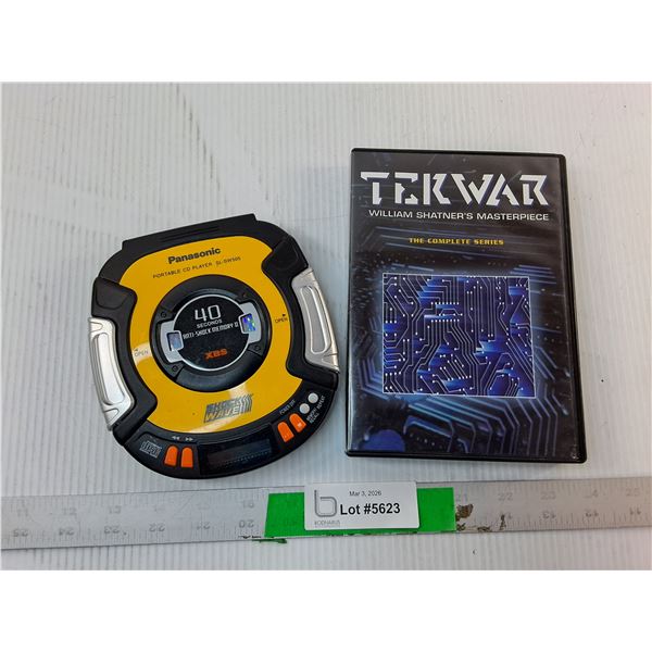 Tekwar DVD Series & Portable CD Player- As Is