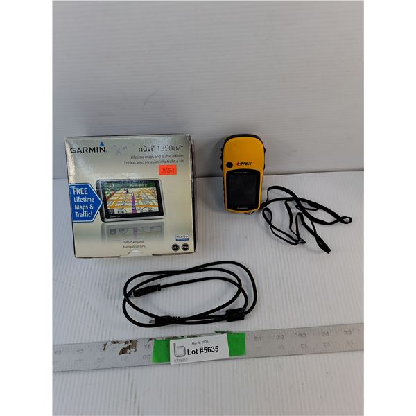 (2) Garmin GPS Systems- As Is