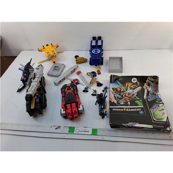 Power Rangers Transforming Toys & Poster