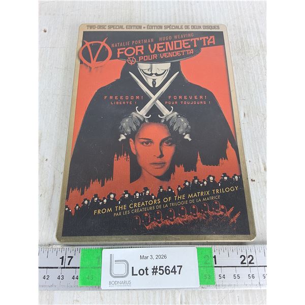 "V" for Vendetta-Special 2 Disc DVD Edition