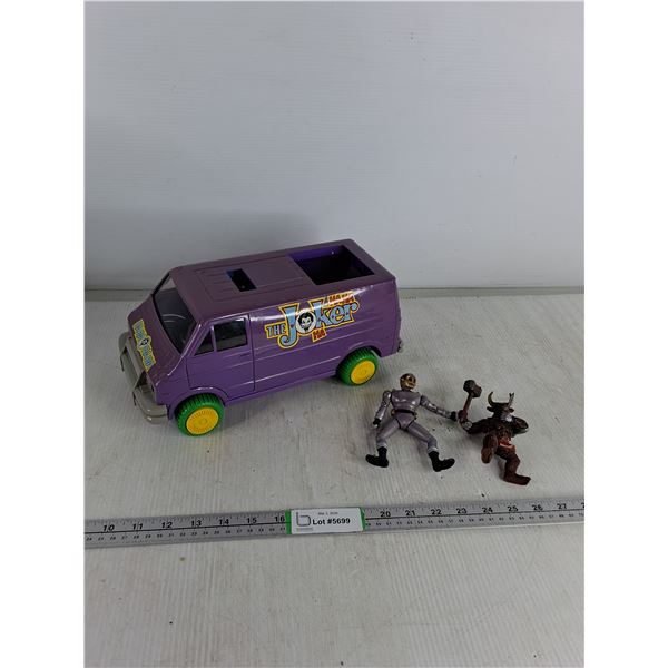 The Joker Van & (2) Figurines