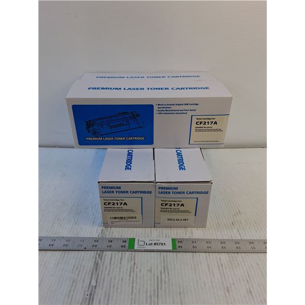 (2) Laser Toner Cartridge- CF217A