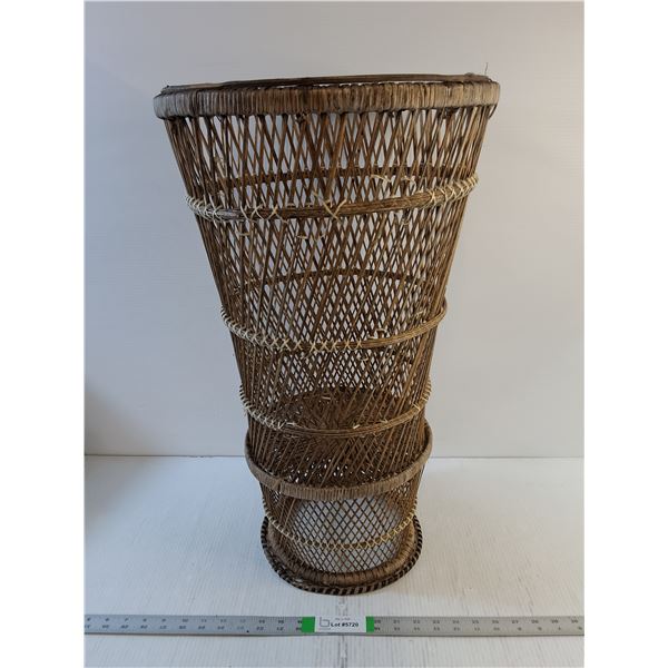 * Wicker Basket- 25 1/2" Tall - PICK UP