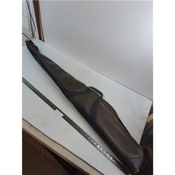 Faux Leather Gun Tote - 54" Length - Zipper Needs Mending - PICK UP ONLY