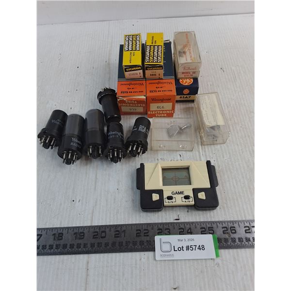 Vintage Electronic Tubes - Possibly Unused, Handheld Video Game - Untested, As is