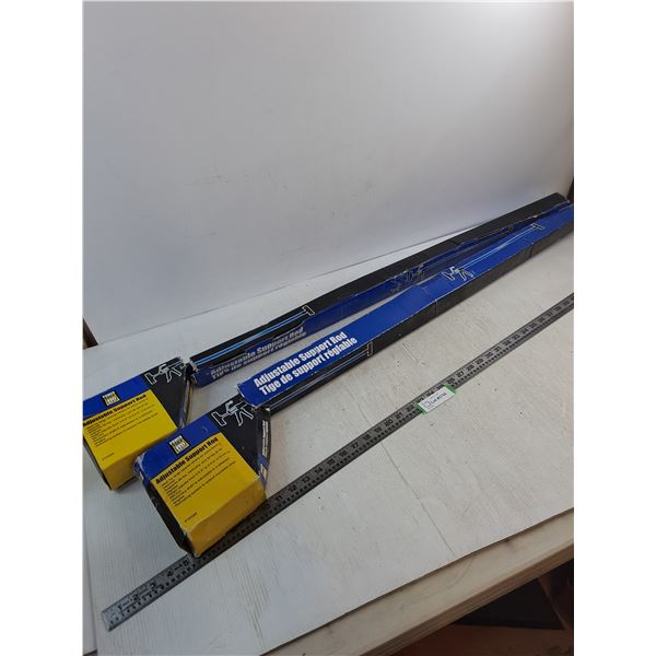 (2) Unused Power Fist "Adjustable Support Rods" - 47" Length - Pickup Only