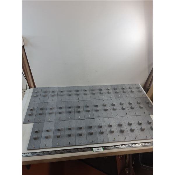 (40) Hard Plastic Building Supports - 9" x 3.25" Each - PICK UP