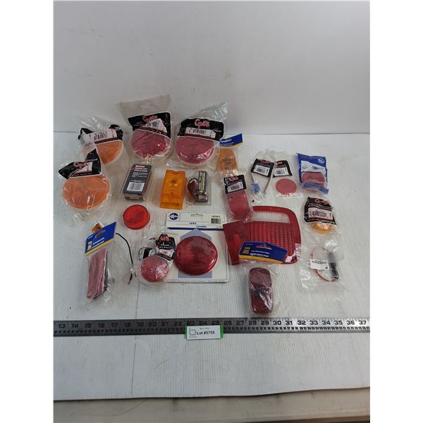 Assorted New/UnusedTrailer Light Lenses