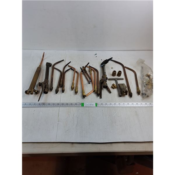 Large Lot of Assorted Cutting Torch Parts and Accessories