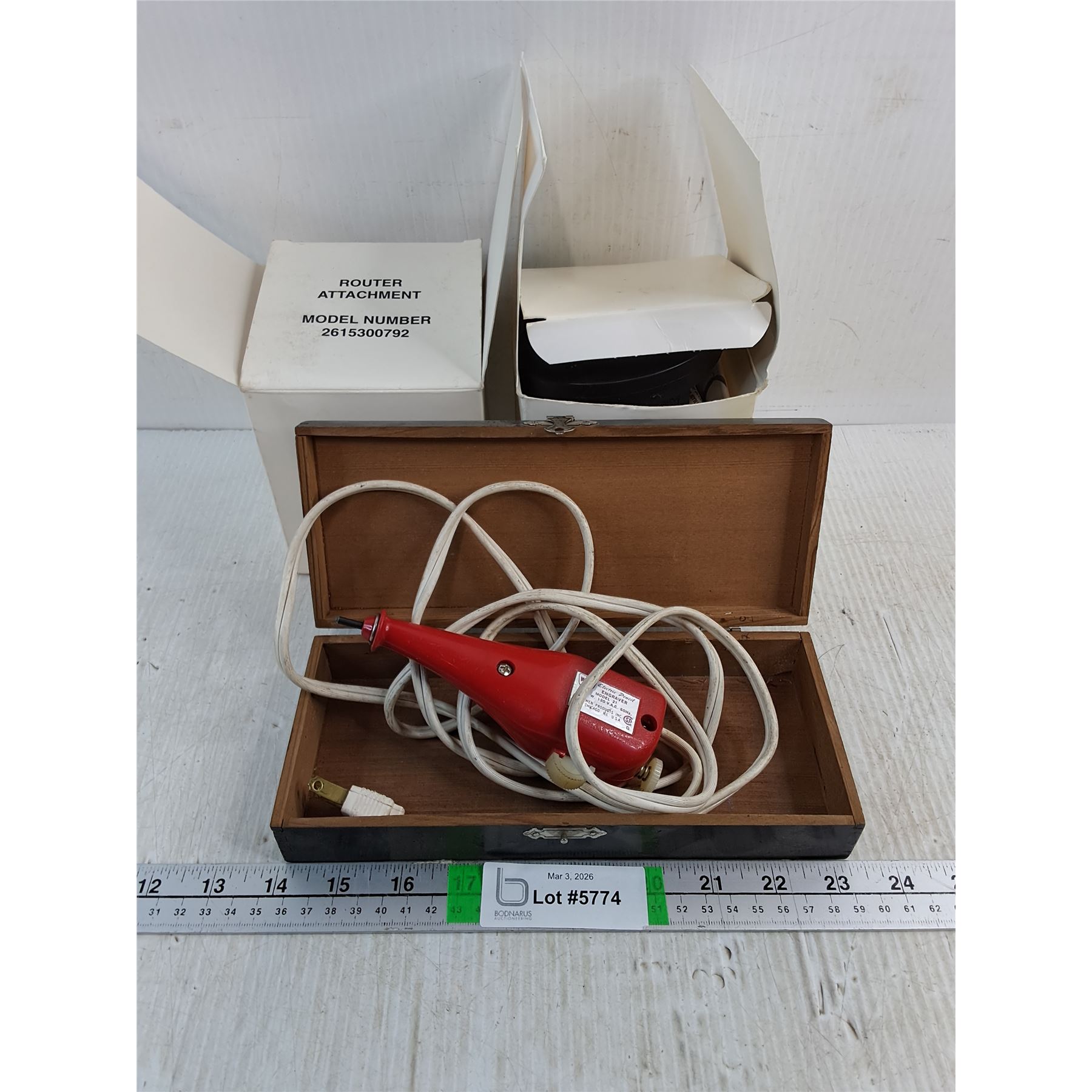 Electric Pencil Engraver-powers on,(2) Router Attachments - Bodnarus ...