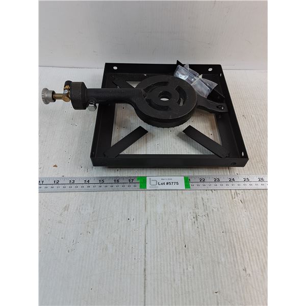 (1) Single Burner Cast Iron Propane Gas Stove-appears new