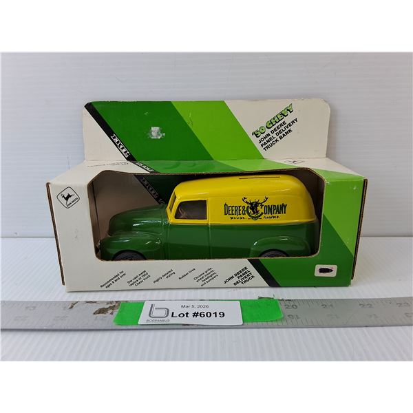 John Deere 1950 Panel Delivery Truck Coinbank 1:25 Scale, NIB
