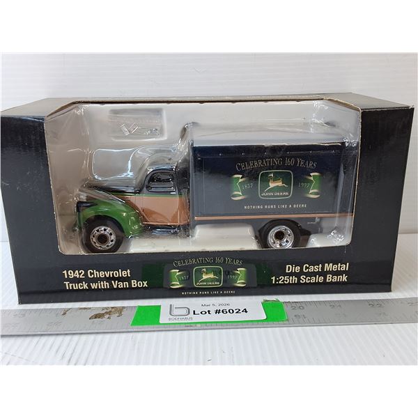 John Deere Model 1942 Chev Truck Bank, NIB