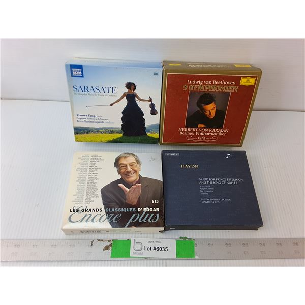 (4) Classical CD Sets- Beethoven, Haydn, Sarasate, Misc.