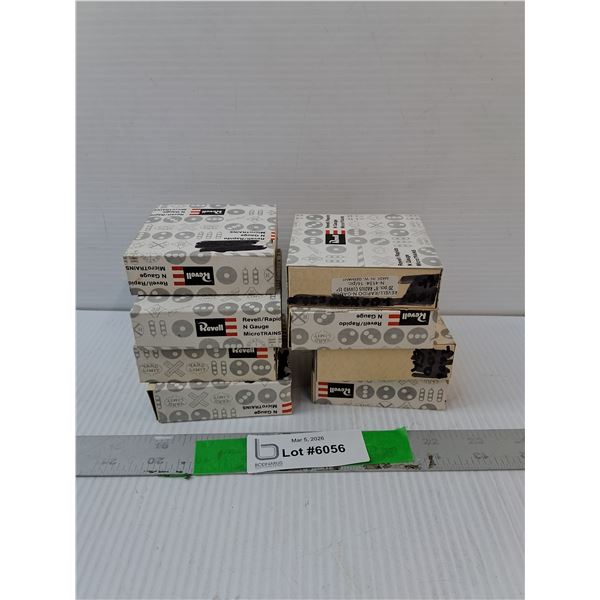 (8) Boxes of Revell 8" & 9" Model Train Tracks