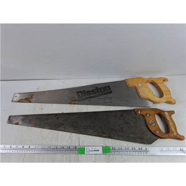 (2) 25" Handsaws  - PICK UP
