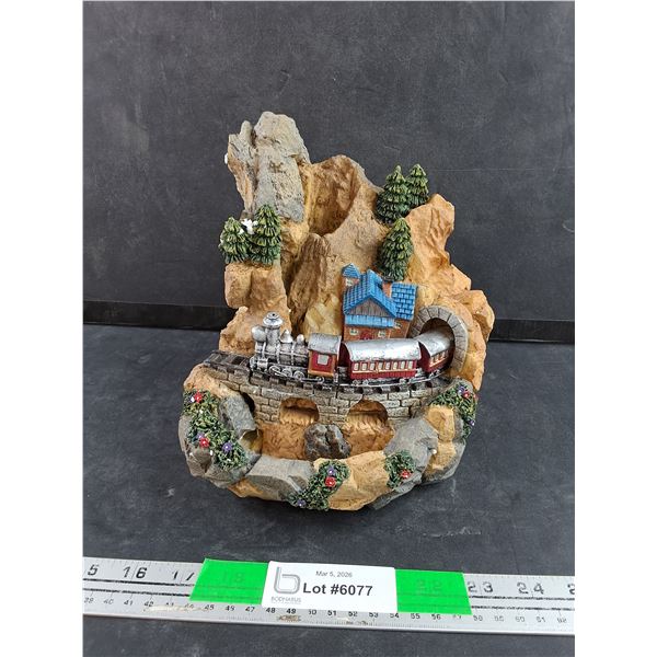 Musical Fountain Train Decor
