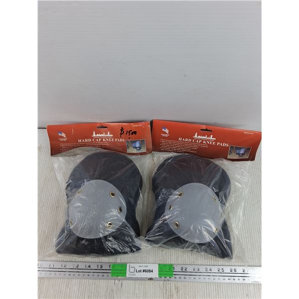 (2) Hard Cap Knee Pads - Sealed