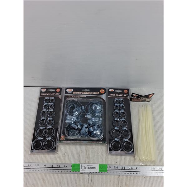 Hose Clamp Set & Cable Ties