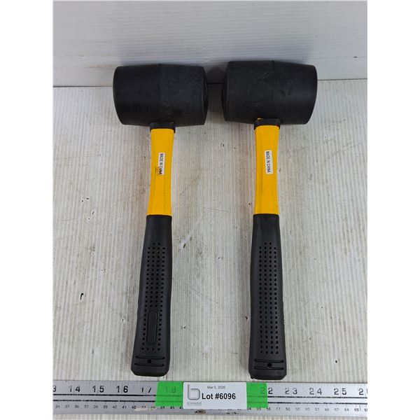 (2) Rubber Mallets