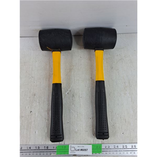 (2) Rubber Mallets