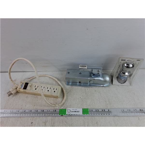 Surge Protection Power Bar - Tested, Hitch Ball Coupler, Hitch Ball