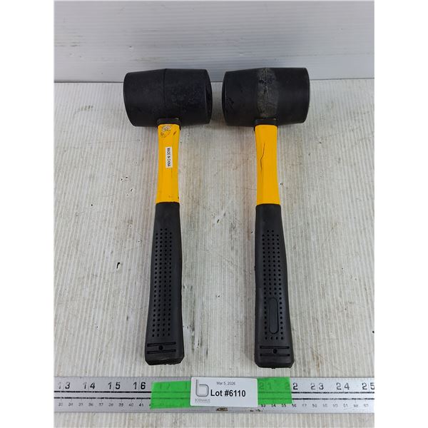 (2) Rubber Mallets