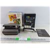 Image 1 : Polaroid Spectra AF Instant Camera - Tested, NISSIN FIP II Flash Unit for Polaroid - As Is