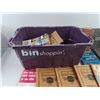 Image 6 : Shopping Basket 21" x 14" x 9" , Assorted Books - Photo Guide, Exercise Book, Canada 1964