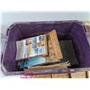 Image 7 : Shopping Basket 21" x 14" x 9" , Assorted Books - Photo Guide, Exercise Book, Canada 1964