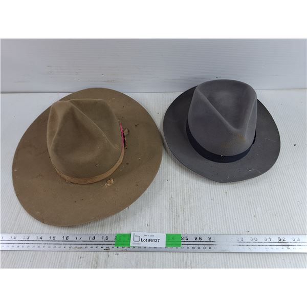 (2)  Vintage Hats - As Is