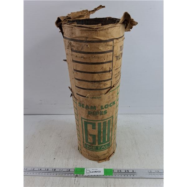 Vintage GW Metal Seam Lock Pipes-Cannot Ship