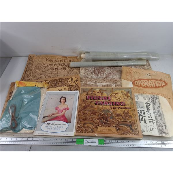 Assorted Scrap Books, Music in Your Own Home Book, Soft-R-Mocs Kit, Misc